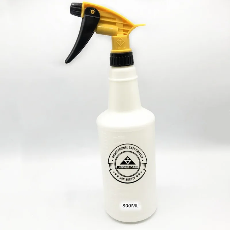 750ML fl oz Empty Plastic Spray Bottles, Reusable, for Cleaning Solutions, Water, Auto Detailing or Bathroom and Kitchen 6