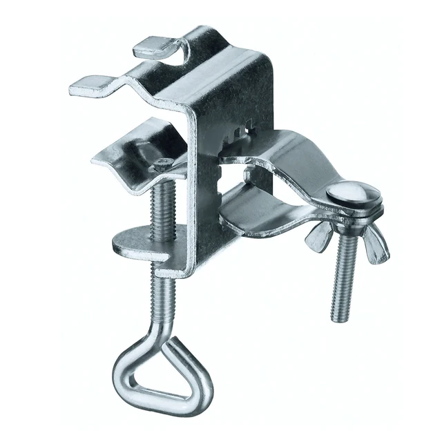 Udvari Parasol Állvány Hordozható Kerti Tengerparti Esernyő Tartó Klip Kültéri Terasz Bilincs Stabil Rögzített Esernyőre