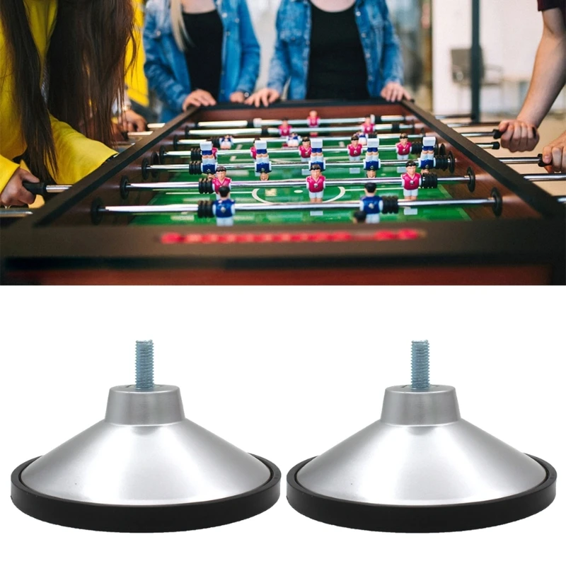 Y1UB 2Pcs/set Pool Tables Leg Pad Game Table Leg Risers Pool Table Protectors Adjusters Foot Pad Screw