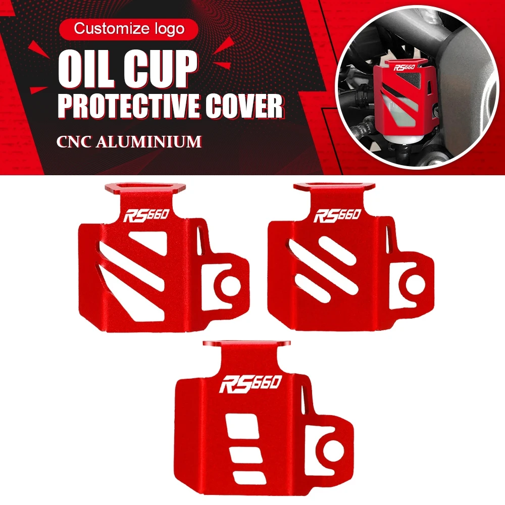 

For Aprilia Rs660 Tuono Rs 660 2022 2023 2024 Motorcycle Accessories Brake Fluid Reservoir Guard Cover Oil Cup Guard Protector