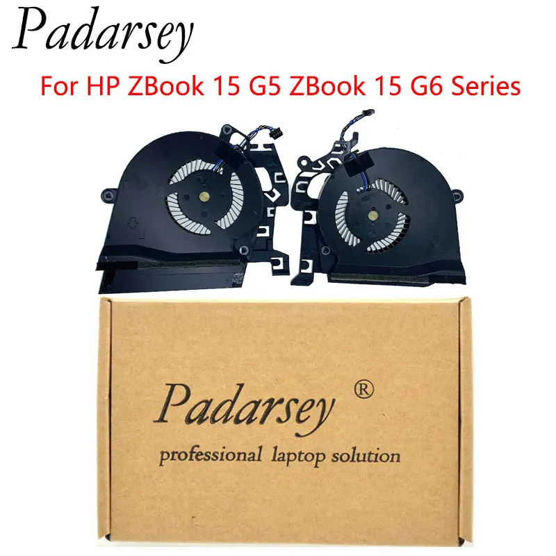 Ventola Di Raffreddamento Gpu Per Cpu Sostitutiva Per Laptop Padarsey Per Hp Zbook 15 G5 Zbook 15 Serie G6 L30894-001 L30895-001 L28713-001
