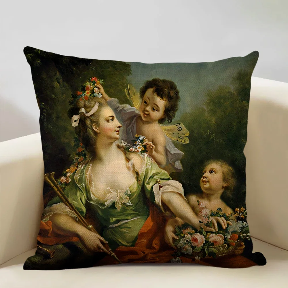 Home Decoration Cushion Cover Sofa Pillow Case New Mexico Painter Self Portrait Car Office Accessories Decor Pillowcase Throw Pillow Cover Cushion Covers Pillow Case Pillow Covers Cushion Cover