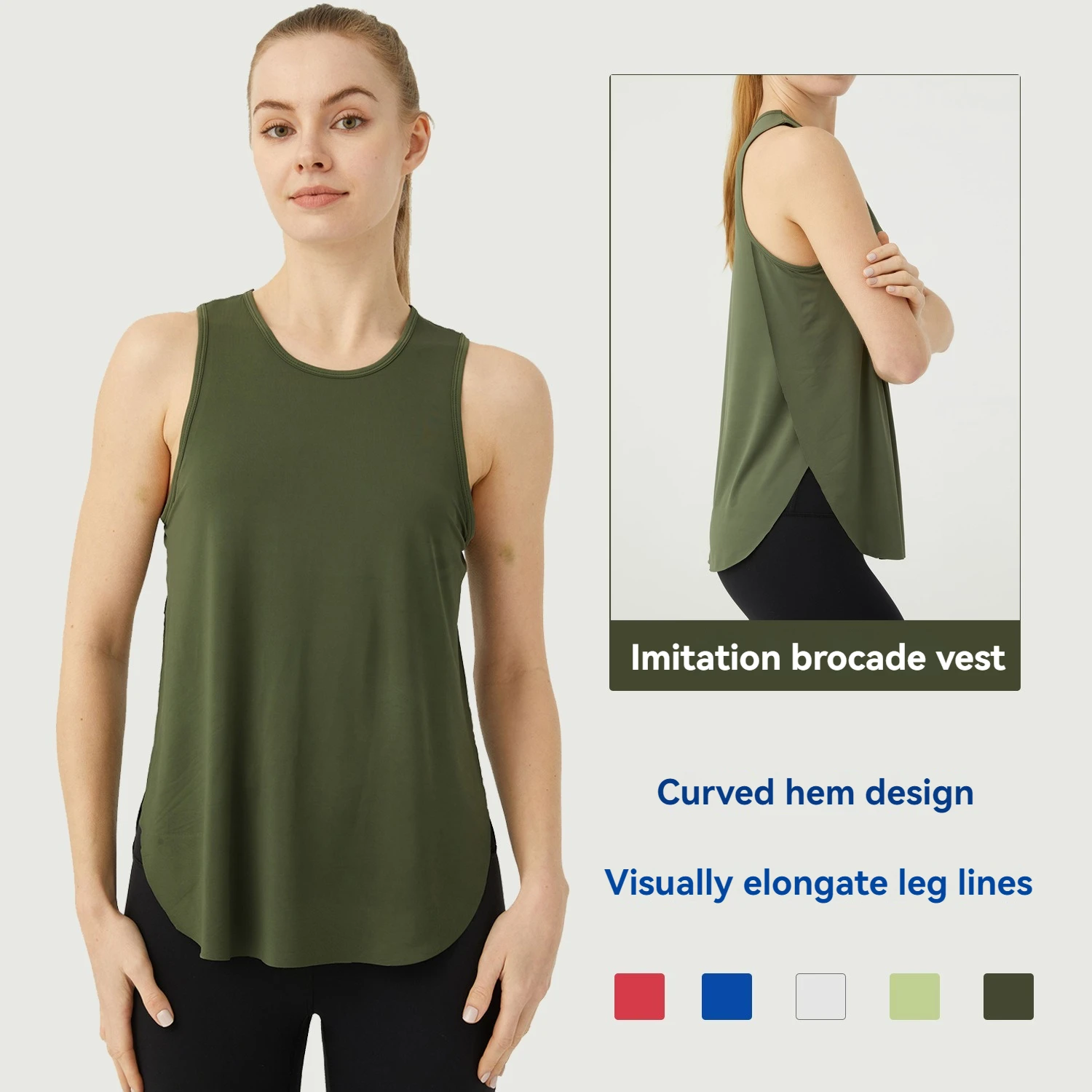 Sports T Shirt Women Sleeveless Yoga T-Shirt Loose Fitness Running Tank Top Breathable Quick Dry Gym Vest Workout Sport Shirt