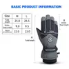 Winter Snowboard Ski Gloves PU Leather Non-slip Touch Screen Waterproof Motorcycle Cycling Fleece Warm Riding Gloves 5
