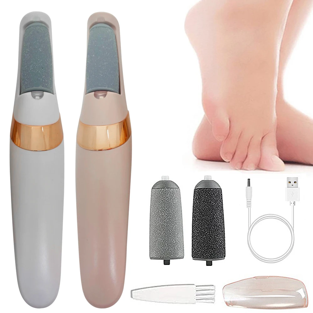 Rechargeable Electric Foot File Callus Remover Pedicure Machine Apparatus for Heels Grinding Device Foot Corns Remove Roller electric foot grinder electric foot file electric foot callus remover