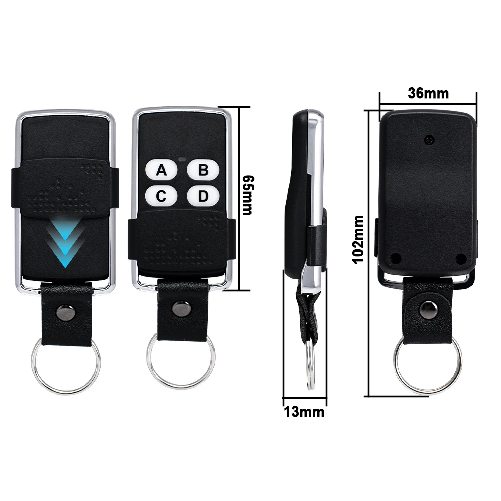1/2/3/5 pezzi Nuovo telecomando universale multifrequenza compatibile con codice fisso e codice autoapprendente 280 MHz-868MHz 433.92MHz - Image 6