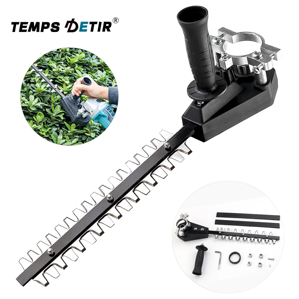New9ToothHedgeTrimmerAdapterAttachment450mmLawnMowerAngleGrindertoCordlessHedge