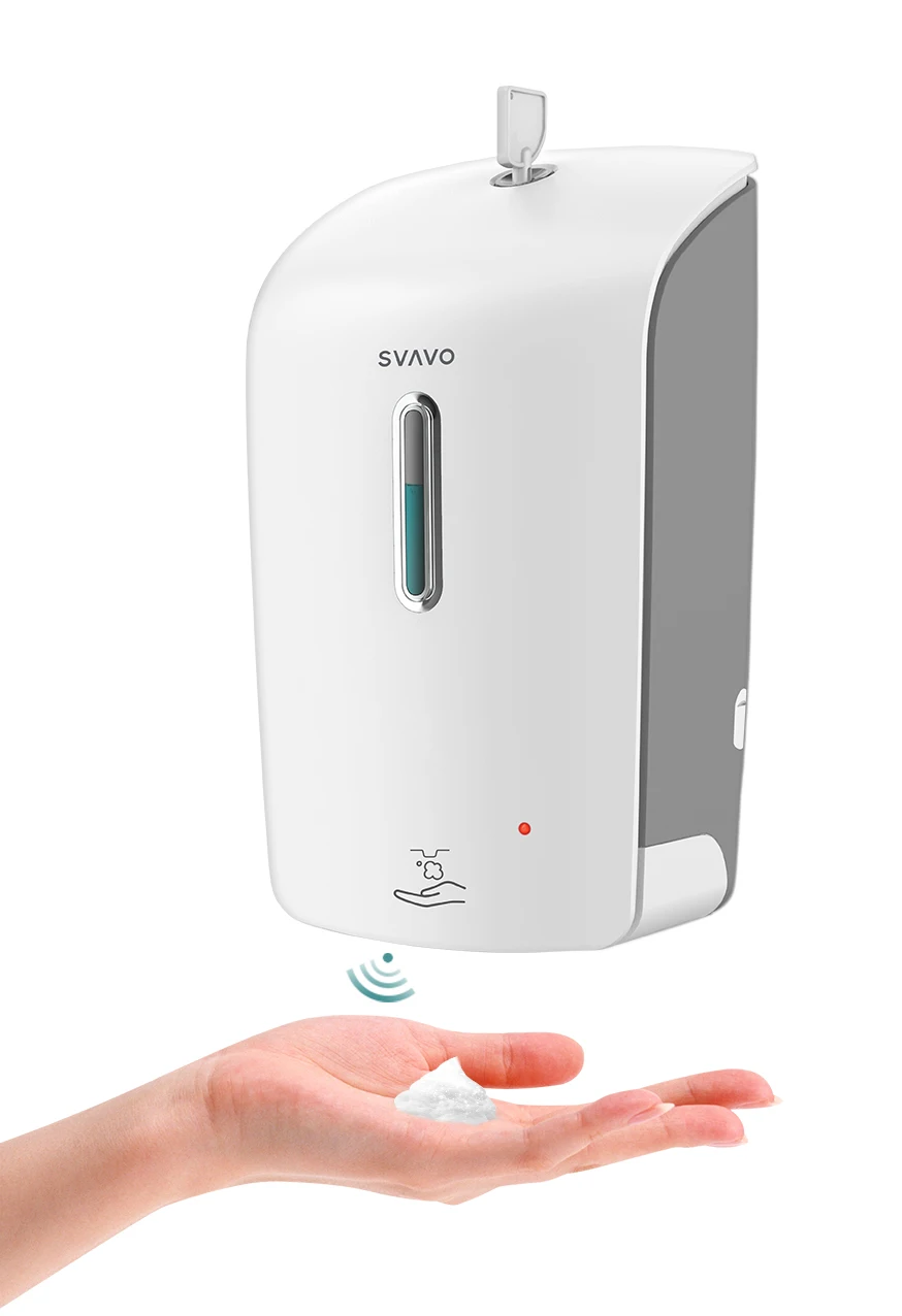 SVAVOBathroomAutomaticFoamingSoapDispenser1000mlWallMountBuilt