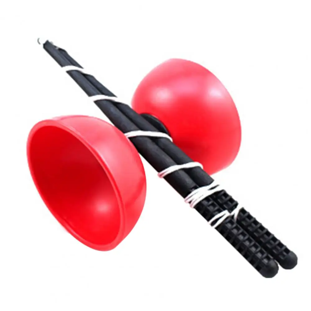 Outdoor Fitness Juggling Diabolo 3 Bearing Clutch Metal Sticks