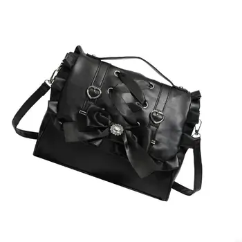 Q1QA Stylish Anime Shoulder Bag Removable Double Strap Ample Storage Space Trendy Colors 1