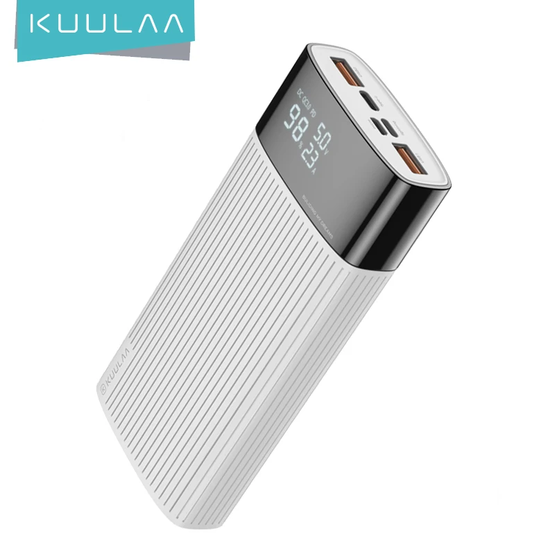 

KUULAA PowerBank 20000mAh QC PD 3.0 PoverBank Fast Charging Power Bank 20000 mAh USB External Battery Charger For iPhone 15 14