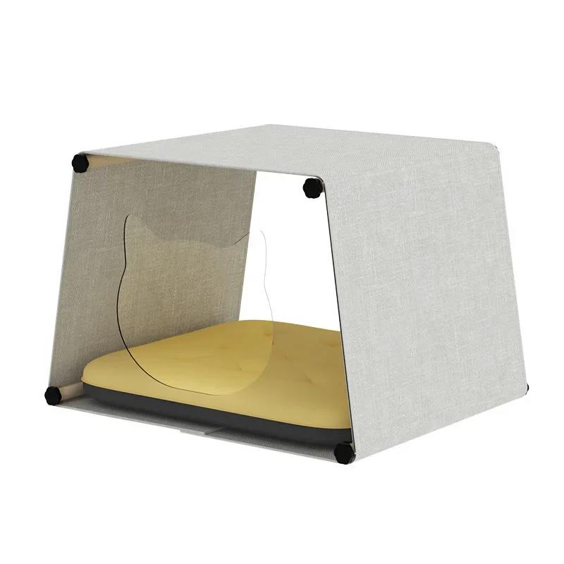 Four Seasons Universal Acrylict Nest Cute Head Winter WarmRoom Box Hot Pet Bed