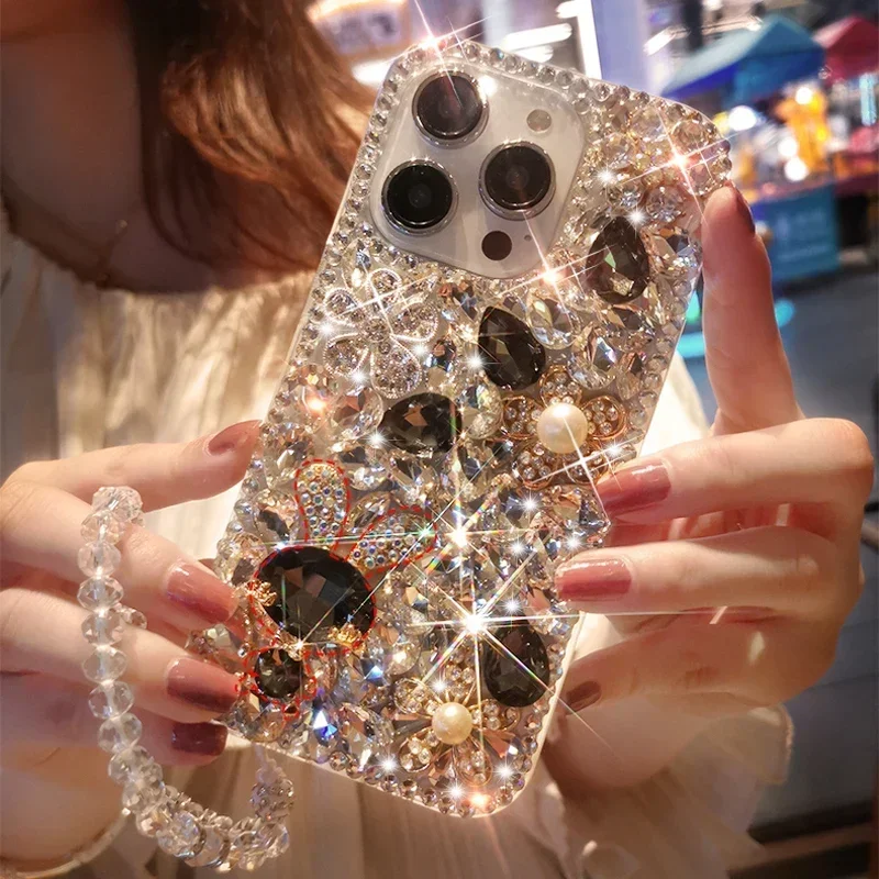 Bling Case for Girls and Women, Luxury Sparkle Glitter Diamond, Crystal Rhinestone, for Samsung A32, A52, A71, A72, A73, A53,A14
