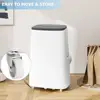 Portable Air Conditioner 14000 BTU AC Unit Remote Control Dehumidifier 600 sq.ft Room Cooling 3-in-1 Operation LCD Display Easy 6