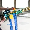Gatling Chain Action Soft Bomb Gun 115CM Large Size Electric Burst EVA Soft DIY Assembe Chain Soft Bullet Gatling Heavy Machine 4