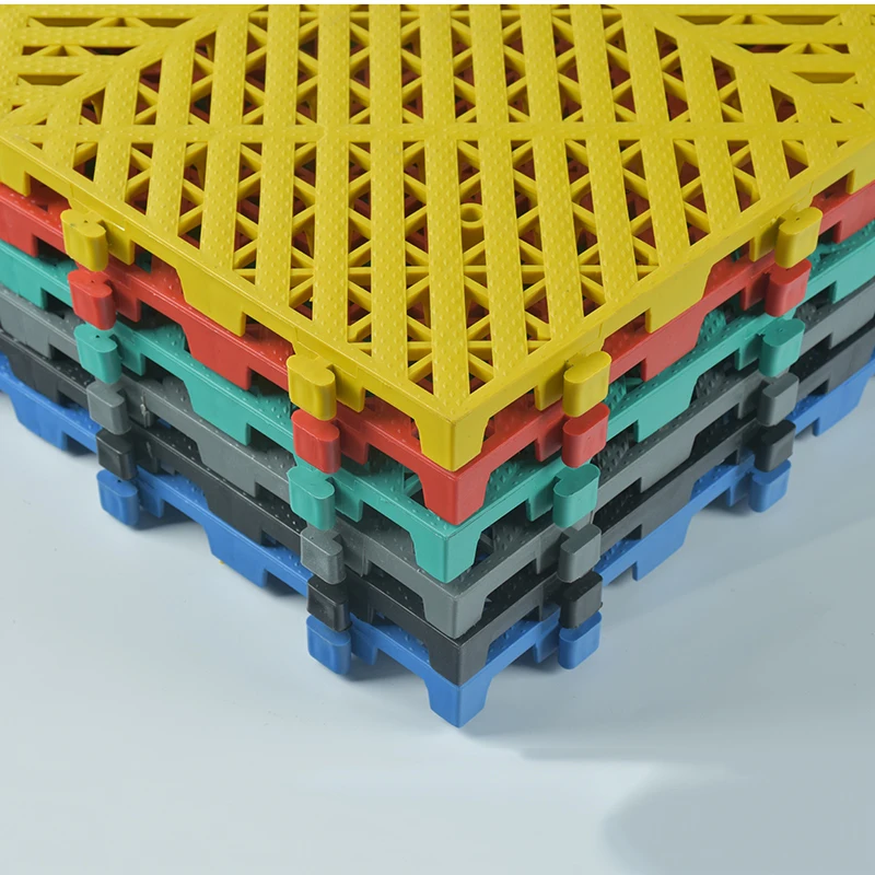 Piastrelle Per Garage Portatili Durevoli, Nero Quadrato, Plastica Dura, Negozio Di Dettagli Per Auto, 40X40X2Cm, Vendita Diretta In Fabbrica