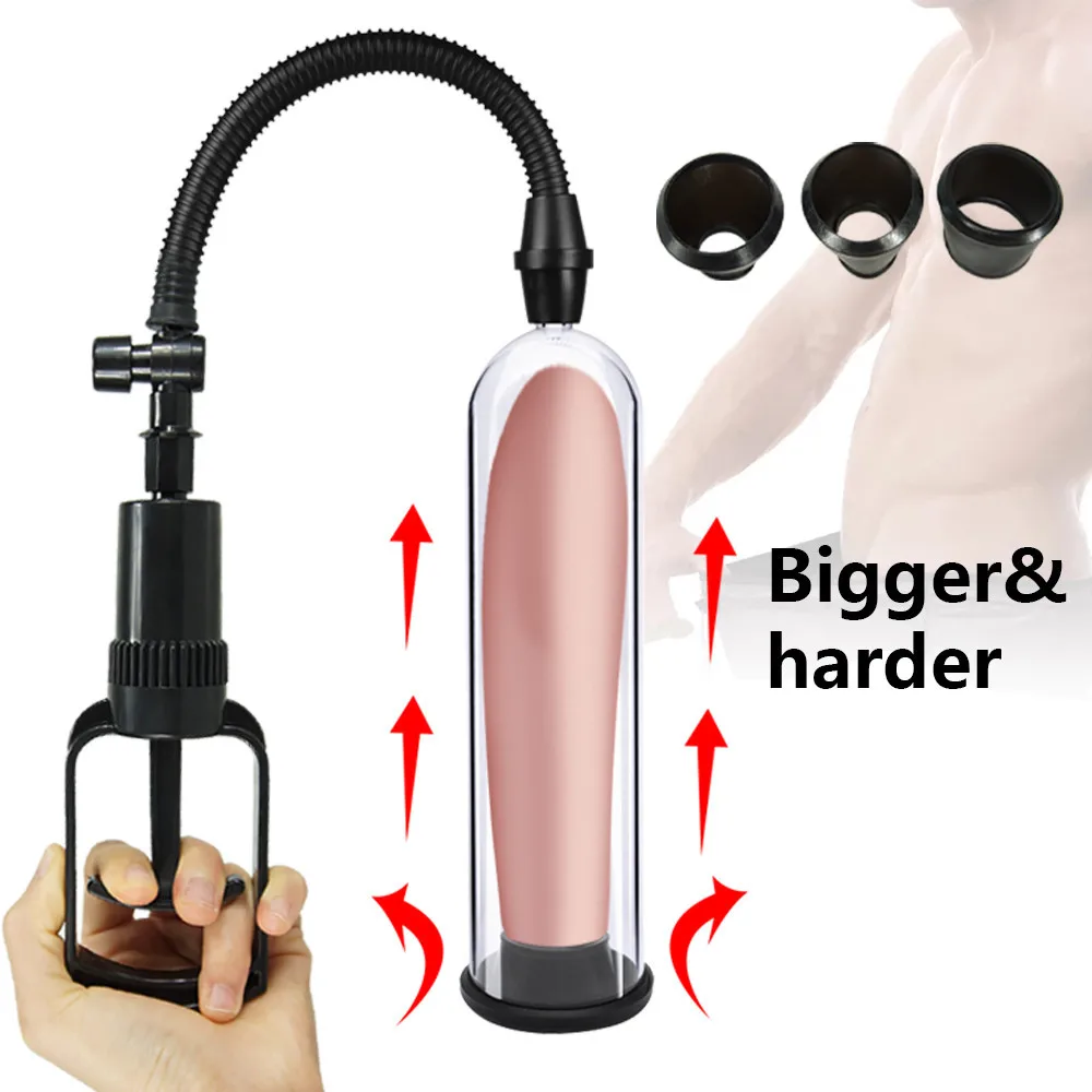 Male Penis Pump Manual Penis Enlarger Sex Toys For Man