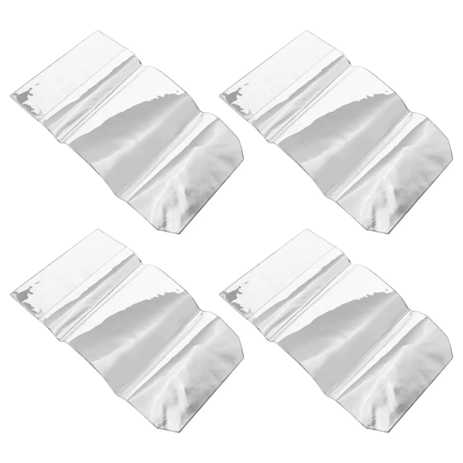 4Pcs 투명 보호 책 표지 A5 플라스틱 방수 슬리브 노트북 플래너 스크랩북 보호기 먼지 방지 투명