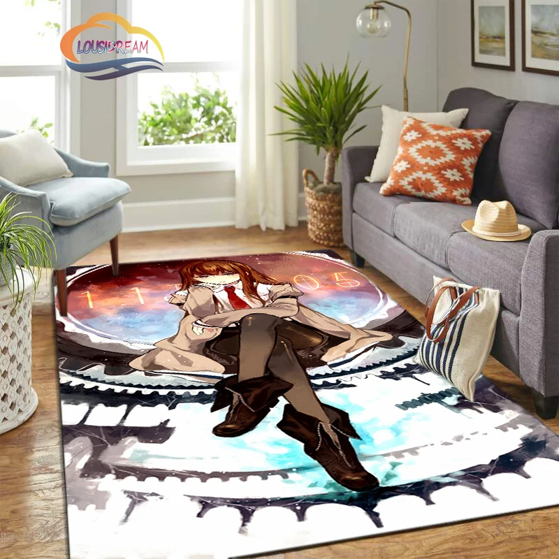 

Steins;Gate Carpet Bathroom Entrance Doormat Bath Indoor Floor Rugs Absorbent Mat Anti-slip Kitchen Rug for Home Decorative