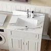 31-inch Marble Dressing Table Bathroom Cabinet Light Luxury Wash Basin Bathroom Combination Slate Integrated Basin Wash Basin 3