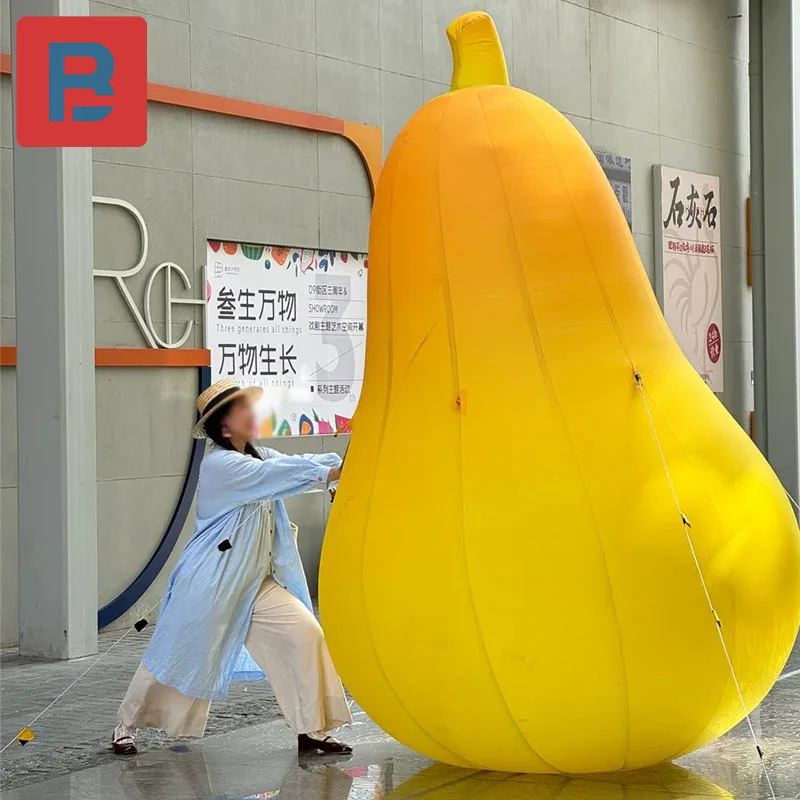 Inflatable cartoon orange strawberry pear fruit air mold fruit fair diversion mall atrium decoration beauty Chen 4