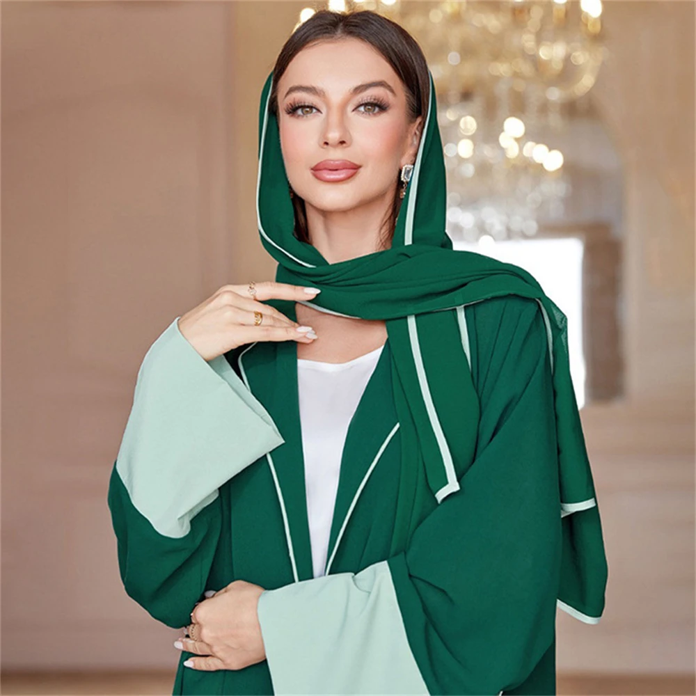 

Morocco Eid Party Muslim Women Open Abaya Cardigan Hijab Maxi Dresses Turkey Dubai Kaftan Arab Robe Kimono Islam Jalabiya Caftan