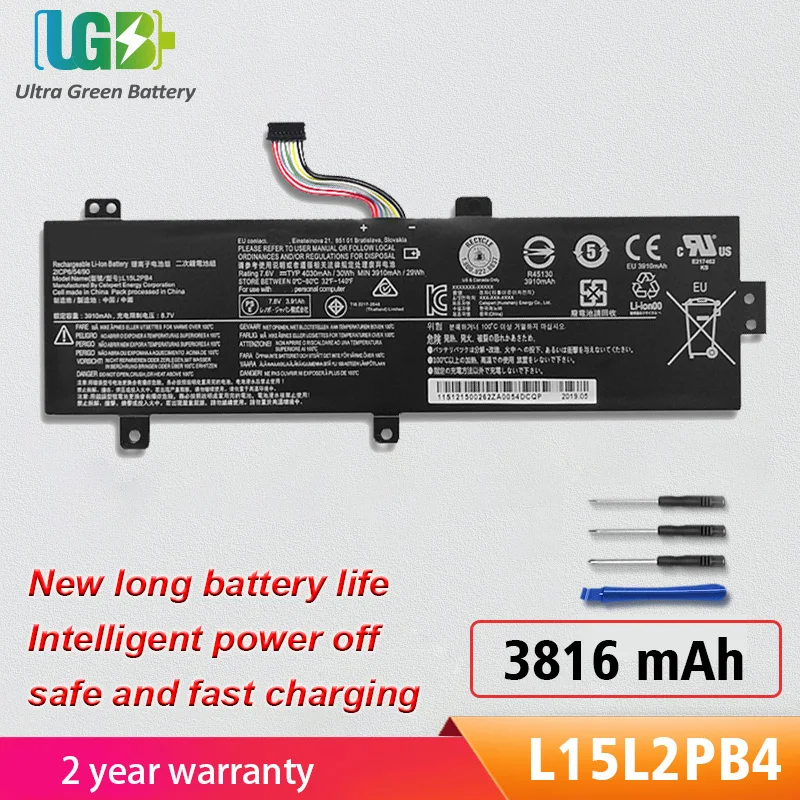 

UGB Новый L15L2PB4 Аккумулятор для Lenovo IdeaPad 310-15ISK 310-15IKB 510-15IKB L15L2PB5 L15M2PB5 L15C2PB5 L15M2PB3 L15C2PB3
