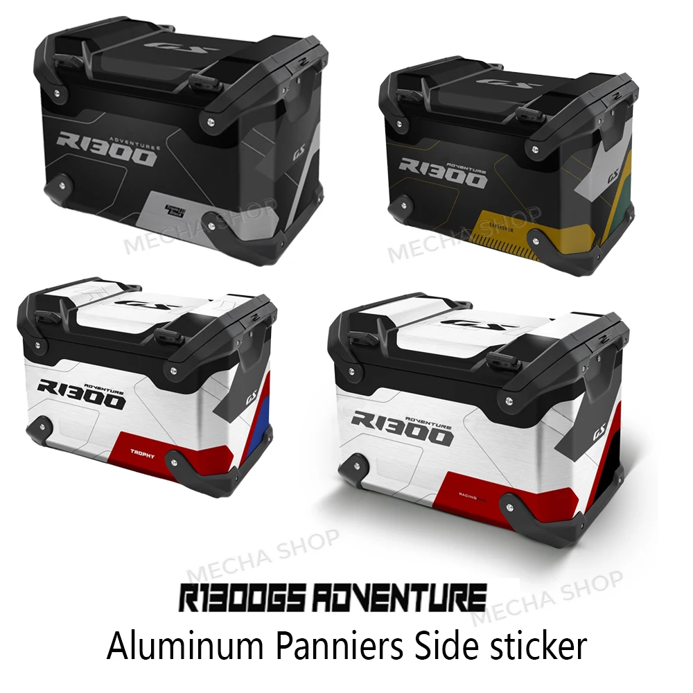 GS1300 Adventure Luggage Carrier Trunk Luggage Panniers Aluminium Cases Stickers For R1300GSA R 1300GS ADV