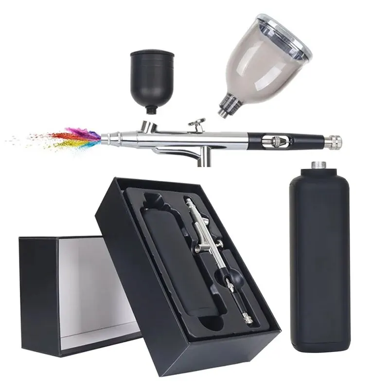 

Handheld Model Coloring Painting Nail Beauty Hair Care Airbrush Spray Gun Air Pump Set Handheld Acrylic Paint Airbrushing