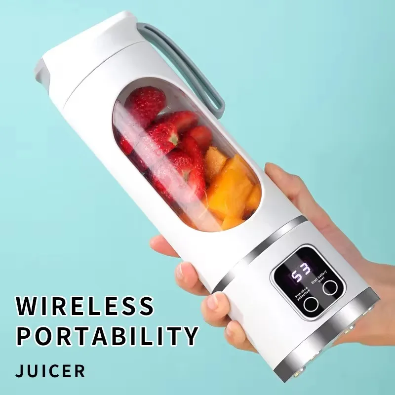 Xiaomi 450ml Fruit Juicer 8 Blades 3 Gears USB Rechargeable Portable Blender Ice Crusher for Shakes and Smoothies Juicer Cup 3