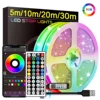 RGB Led Strip Lights 5m 10m 20m 30m Led Room Light with APP Control Flexible Ribbon 1