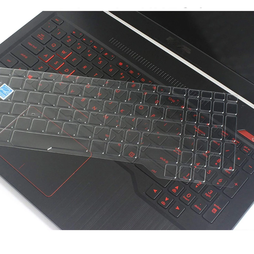 OVY klávesnice kryty pro ASUS TUF herní FX505 GD FX505DT FX705 TPU průhledný notebooky ochránce obal prach bezpečný silikon kůže prodej