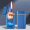 Intelligent Voice Controlled Gas Electric Dual Fire Lighter Portable Metal Smoking Accessories Multifunction High-Flame Lighters 6