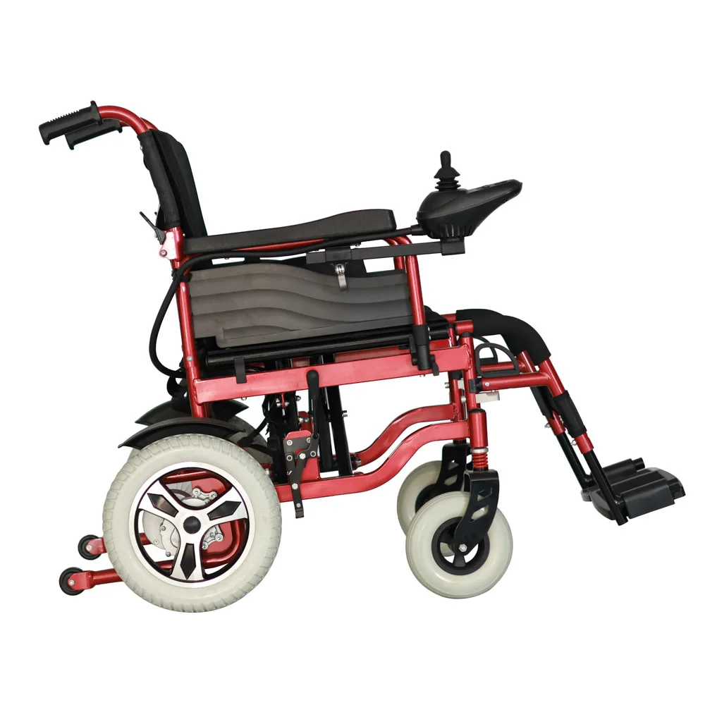 Lightweight Carbon Steel Electric Wheelchair, Foldable Medical Travel Electric Wheelchair 50156-L187