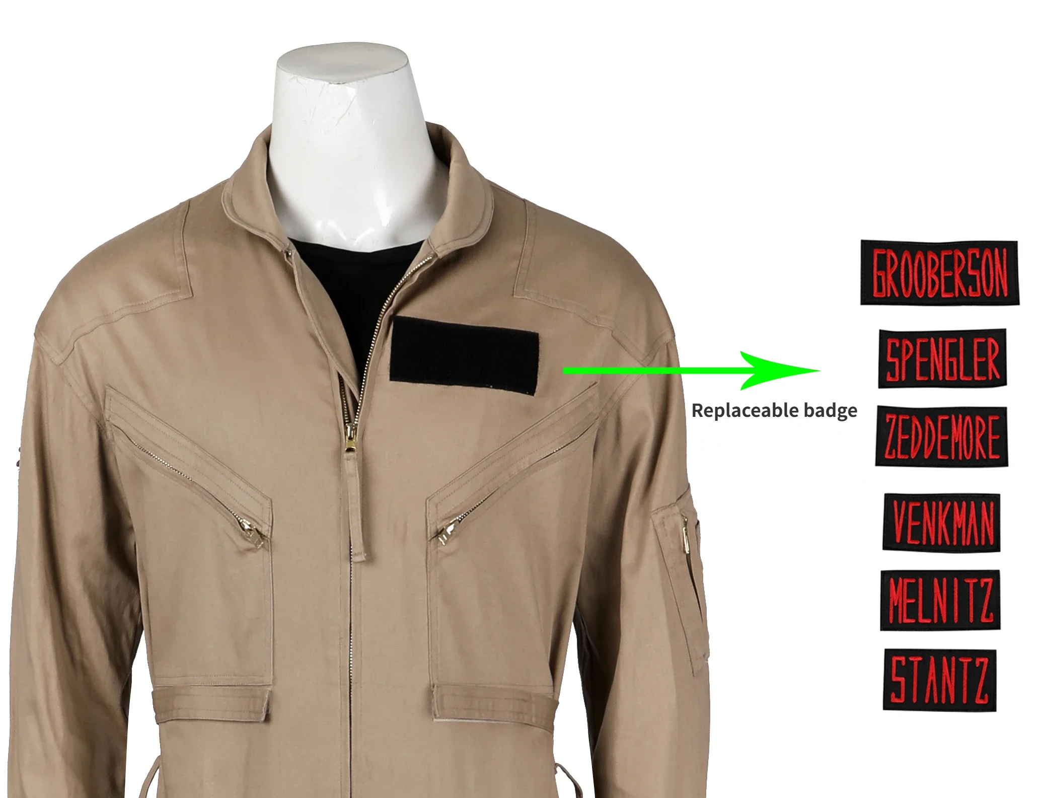 Maschio Gary Grooberson Costume Cosplay Ghostbusters Gary accessori per  tute Set completo e articoli individuali sono venduti taglia su misura -  AliExpress, image size:2076x1585