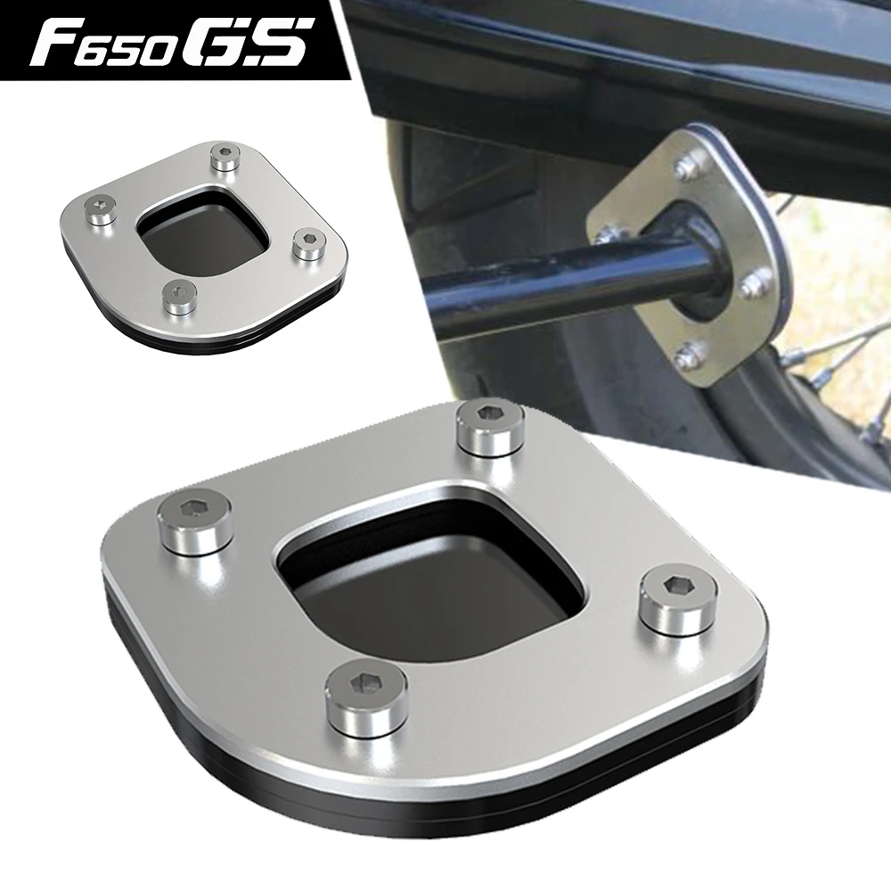 

For BMW F650 GS Twin 2008-2015 2014 Motorcycle Side Stand Enlarger Sled Sidestand Kickstand Foot Pads Support F700GS 2013-2018