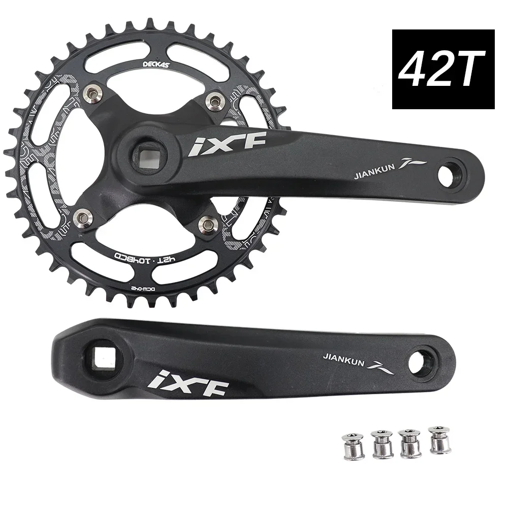 IXF MTB Crankset square Bike Crank 104bcd Deckas chainring 170mm