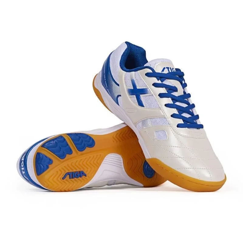 

2024 New Table Tennis Shoe Men Women Anti Slip Badminton Training Couples Indoor Sneakers Woman Brand Leather Table Tennis Shoe