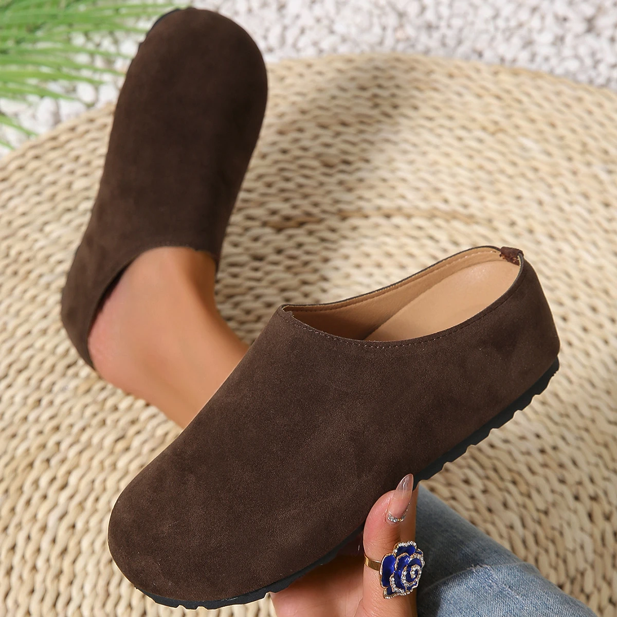 Women Slippers Couples Garden Clog Water Proof Shoes Women Fashion Comfortable Slippers Outdoor Baotou Sandals Slides Women 2