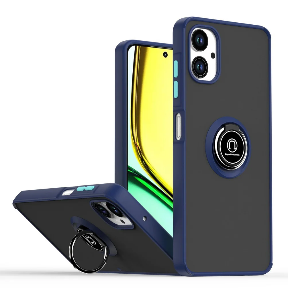 Universal Rotatable Bracket Case with Finger Ring Cover