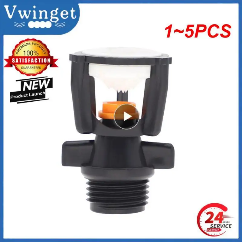 

1~5PCS 3/4" Male Thread Automatic Rotating Sprinkler Scattering Nozzle 360 Degree for Garden Lawn Vegetable Planting Sprinklers