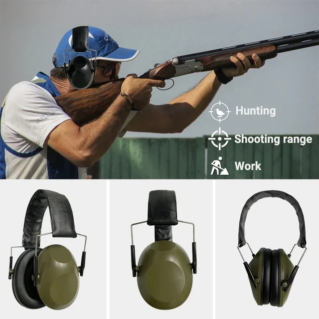 Ear Protector Earmuffs for Shooting Hunting Noise Reduction Hearing Protection Protector Soundproof Shooting Earmuffs Tactical 6