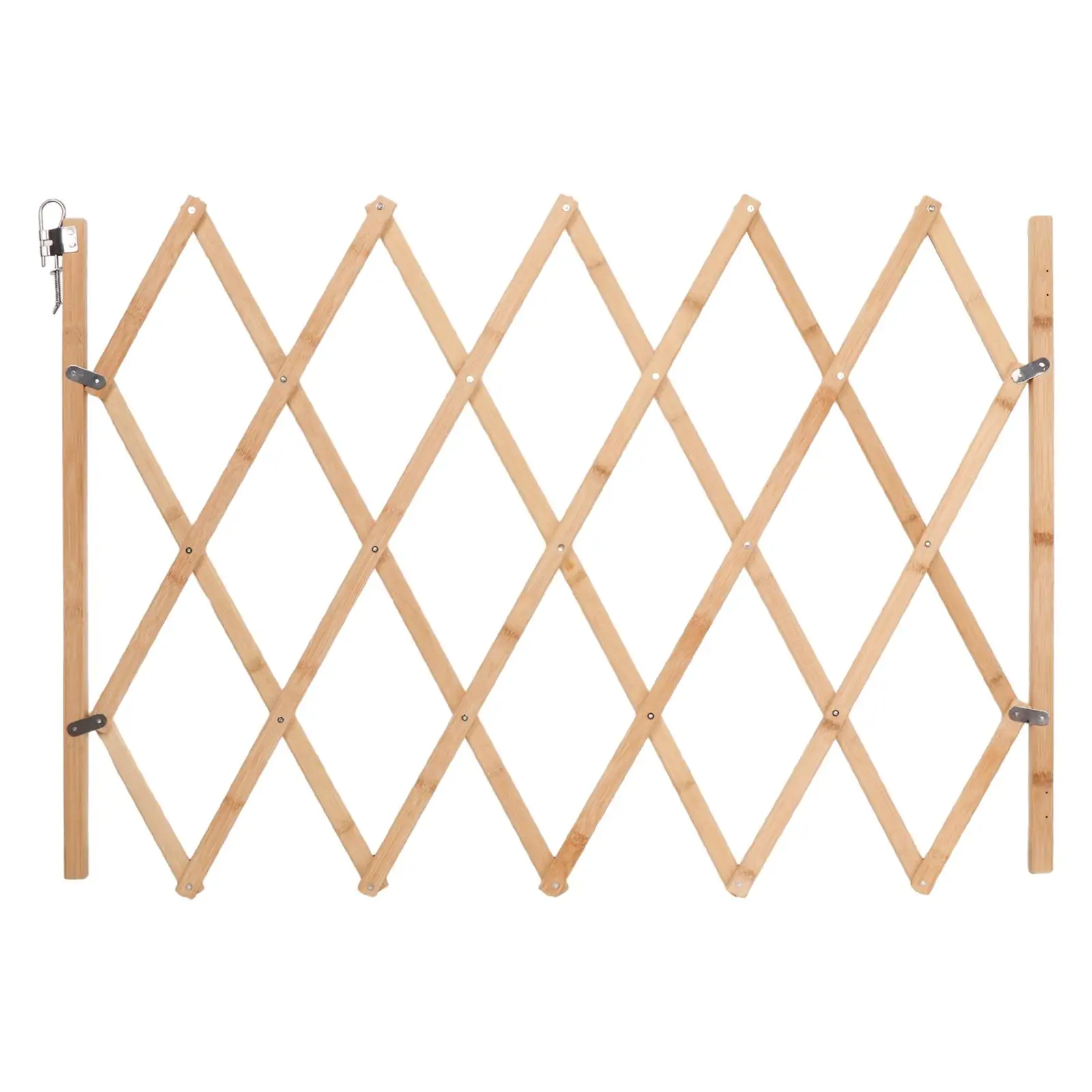Expansion Walk Gate Divider Puppy Folding Fence Expandable Accordion Dog Gate for House Doorway Stairways Outdoor