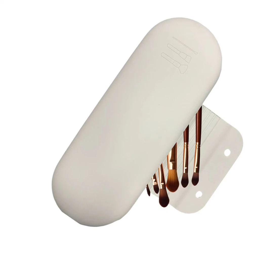 Silicone Makeup Brush with Portable Washable Holder Case
