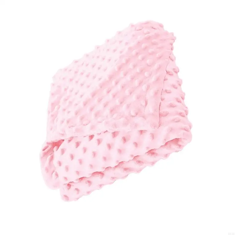 Double Sided Baby Blanket Dotted Designs Infant Wrap Large for Toddler & Infants