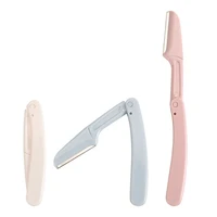 Colorful Foldable Eyebrow Trimmer Macro Detachable Blade Eyebrow Scraper Portable Convenient For Eyebrow Trimming Beauty Tool 1