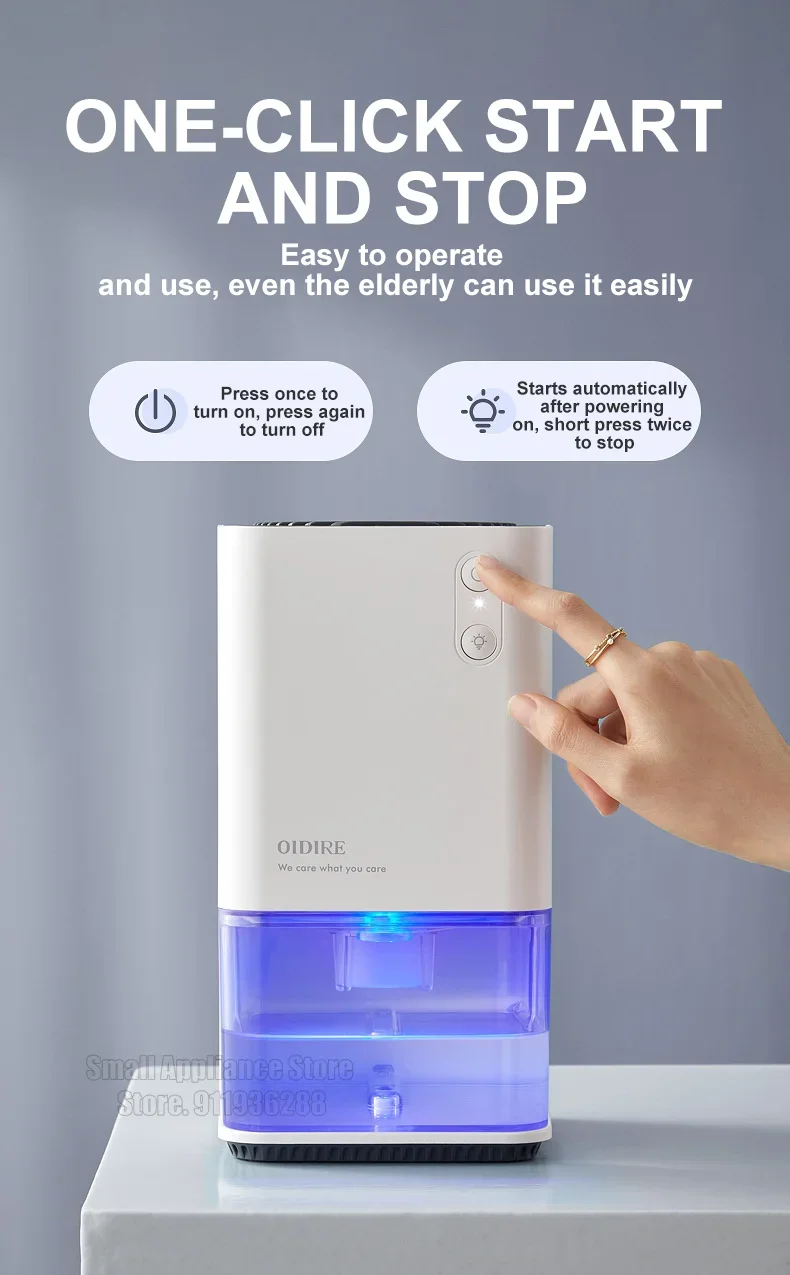 Xiaomi ODI-CSJ01 Portable Dehumidifier 1.2L Water Tank
