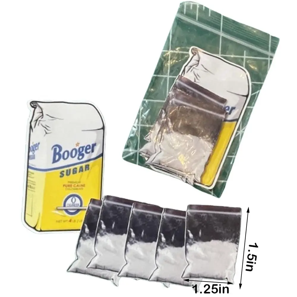 DIY prank stickers creative paper funny coke bag stickers scratch resistant little blow baggie joke adults