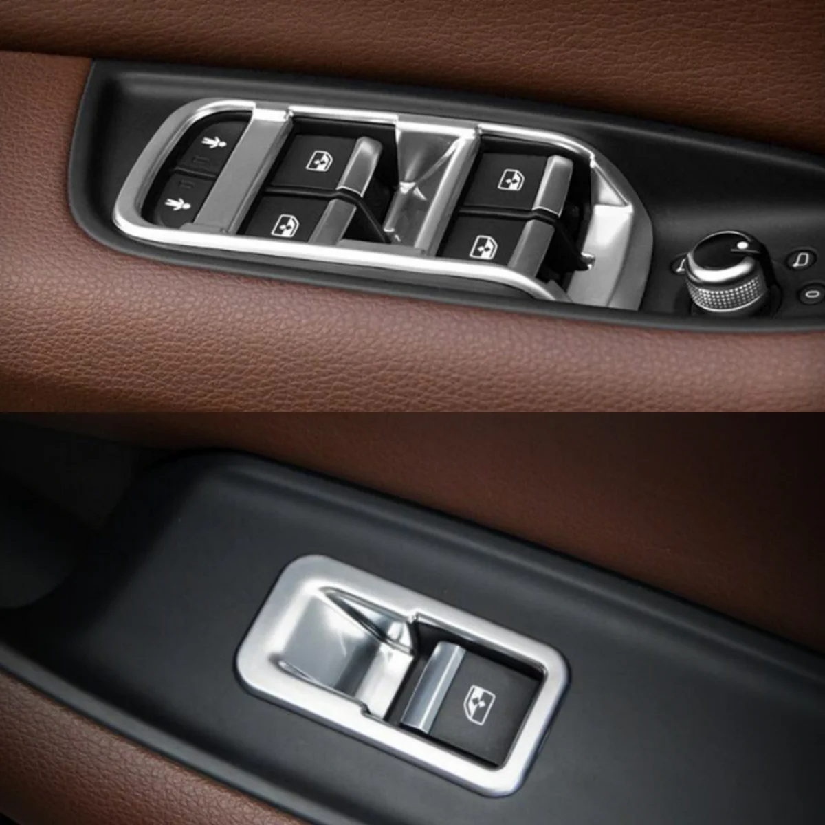 

Внутренние аксессуары для Audi Q7 2016-2019, панель ручки двери автомобиля, переключатель подъема окон, молдинг, регулировка сиденья, крышка, отделка