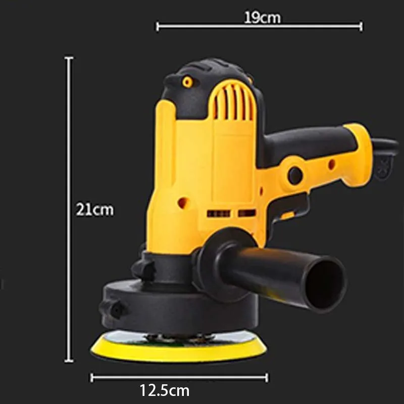 1 Set Car Beauty Waxing Machine Automotive Polishing Scratch Repair Small Electric Flat Polishing Machine EU Plug car polisher